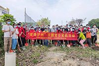 爱树护绿 共建绿色家园——球友会平台（中国）集团党支部参加大龙街道党委组织